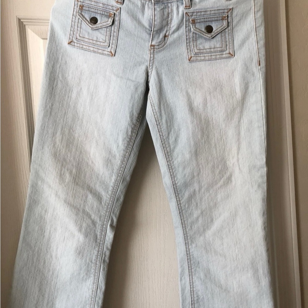 Mudd Light Blue Boot Cut Jeans capri size 5